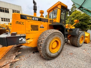 Chargeuse sur pneus Komatsu WA470 d'origine japonaise, d'occasion, 6 <span class=keywords><strong>tonnes</strong></span>, avec godet de 4,5 m³ - Product Image 1