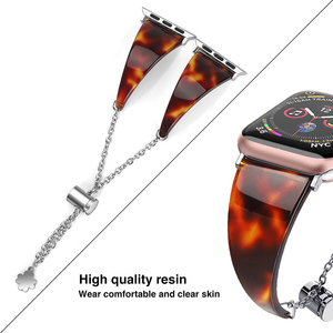 <span class=keywords><strong>Bracelet</strong></span> de montre iwatch mince en résine pour femmes, <span class=keywords><strong>40mm</strong></span> 41mm 42mm 45mm 46mm 49mm - Product Image 3
