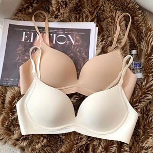 Áo ngực nữ Đồ lót xếp nếp chất lượng cao có khóa lưng có thể điều chỉnh và độ đàn hồi cao Đồ lót không viền xếp nếp. - Product Image 2