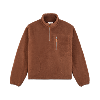 Sweat-shirt en peluche à col montant pour adolescentes 2026 – Pull d'hiver ample et court à manches longues pour femmes