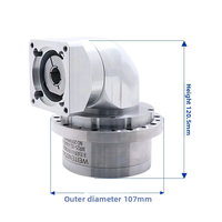 Réducteur micro-cyclique pour articulation robotique, haute précision, haute rigidité, type d'angle, rapport 81:1, 4000 tr/min, ODM, Fourniture directe usine