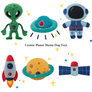 थोक इंटरैक्टिव रॉकेट कुत्ते खिलौना अनुकूलन योग्य bb प्लश पालतू दोस्तों के लिए स्क्वीक इको फ्रेंडली कार्टून के साथ - Product Image 3