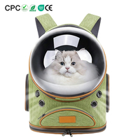 Sac à dos pour animaux de compagnie détachable en forme de capsule spatiale, avec fermeture éclair réglable, respirant, en tissu Oxford, extensible, grand sac de voyage pour chats