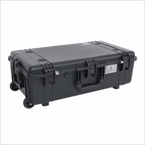 Black <strong>Large</strong> Plastic Toolcase Carry <strong>on</strong> IP67 Waterproof Instrument Equipment Carrying Plastic Hard <strong>Tool</strong> Case with <strong>Wheels</strong> - Product Image 5