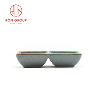 Plat à sauce en porcelaine olive à prix abordable pour sushi - Vaisselle de restaurant de haute qualité au design moderne avec logo personnalisé pour usage professionnel