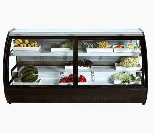Desktop Commercial Refrigerator Refrigerated Display Cabinet