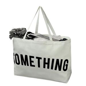 Hot Selling Wholesale Best Price Accommodate Overweight <b>extra</b> <b>Large</b> Oversized Shopping Canvas Tote Bag with Custom <b>Printed</b> logo - Product Image 2