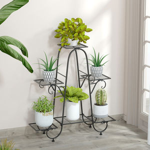 Étagère à fleurs sur pied en métal à 6 niveaux <span class=keywords><strong>pour</strong></span> le jardin du salon - Product Image 1