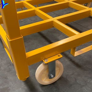 Rack de pile de stockage mobile d'entrepôt personnalisé avec chariot à roues - Product Image 6