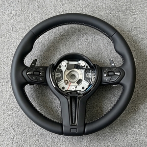 Volante in Pelle Migliorato per <span class=keywords><strong>BMW</strong></span> E90 <span class=keywords><strong>E87</strong></span> E83 E92 E84 E71 <span class=keywords><strong>F20</strong></span> F23 F30 F32 F33 F34 F35 F36 F10 F25 F25 F48 F15 F12 F13 F16 - Product Image 2