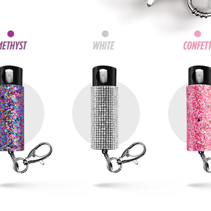 20ml Shiny OEM Factory Wholesale Rechargeable Key Chain Waterproof with Magnetic Base Perfect Camping Stock Mace Liquid Spray
