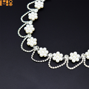 Nouvelle Chaîne de Perles et Cristaux à Paillettes, Accessoires DIY, Chaîne de Diamants Cousue à la Main, Décoration <span class=keywords><strong>Diamant</strong></span>ée pour Costumes de Carnaval, Sacs, Chaussures - Product Image 6