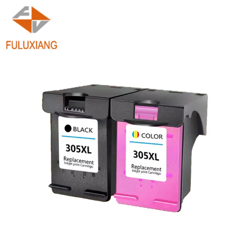 FULUXIANG ใช้งานร่วมกับ HP 305 XL 305XL 305xl ตลับหมึกสําหรับ HP DeskJet Plus 2300 2710 2700 4110 2320 4110e เครื่องพิมพ์