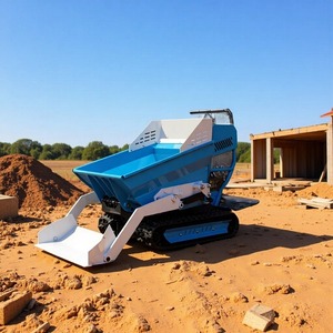 Mini <b>Track</b> Loader Fully Hydraulic Self Dumping <b>Dumper</b> For Construction Site - Product Image 1