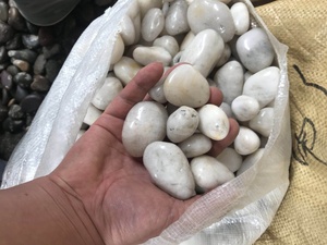 Landscaping High Polished White <strong>Pebble</strong> <strong>Stone</strong> for Sale - Product Image 5