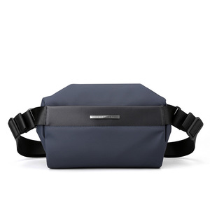 Men's Fashion Lightweight Bum Pouch Streetwear Sports Travel Outdoor Leisure Fanny Pack <b>Black</b> Gray Waist <b>Bag</b> Made of Nylon - Product Image 4