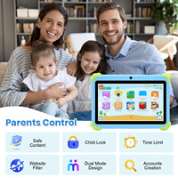 Tablette éducative pour enfants 7 pouces MTK Android 14 Wi-Fi 4 Go + 128 Go avec contrôle parental, localisation GPS, étanche - Prix de gros