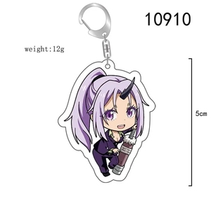 พวงกุญแจอนิเมะญี่ปุ่นเรื่อง That Time I Got Reincarnated As a Slime รูปเรมูรุ เทมเพสต์ แบบใส ของเล่นพวงกุญแจชุบเงิน - Product Image 4
