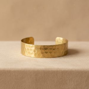 Bracelet manchette en fil de laiton à motif ondulé, plaqué or, anti-ternissement, bijoux pour femmes - Product Image 5