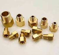 Technics Brass Bushing Plug Male Thread Equal Adapter Pipe Fitting HEX Dipoles Tahan Korosi Tekanan Rendah