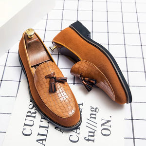 Chaussures habillées pour hommes en cuir véritable britannique de haute qualité, design de luxe pour affaires, à lacets, motif fait main, très vendues - Product Image 6