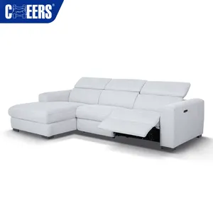 Manwah Cổ Vũ hiện đại tối giản phong cách thiết kế điện vải recliners L hình dạng SOFA PHÒNG KHÁCH đặt đồ nội thất