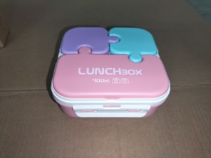 Puzzle Bento Box <span class=keywords><strong>contenitore</strong></span> per alimenti gioco di cibo per bambini - Product Image 3