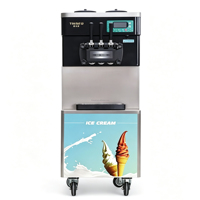 Volledig Automatische 22-30L/H Commerciële Soft Serve IJsmachine 3-in-1 Fruit Melk IJs Vullingmachine voor Gebruik in Foodtrucks