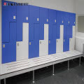 Casier de rangement Polybett imperméable et antibactérien en HPL pour hôpitaux, écoles, gymnases et vestiaires