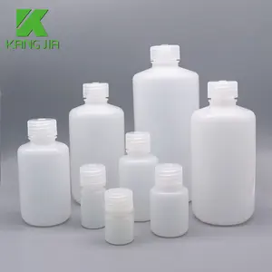 Plastic Bottle Source Manufacturer HDPE Reagent Bottle White Plastic Bottles Various Specification For Lab Biodegradable Bottles