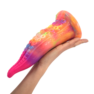 YOCY-pene luminoso de imitación de pulpo, tentáculos de fantasía de colores mezclados que brillan en la oscuridad, 2022 - Product Image 6