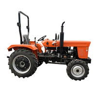 Mini tracteur agricole à roues 4x4 avec système de levage hydraulique CE 50HP 80HP 120HP pour la culture en jardin, verger et petite exploitation agricole