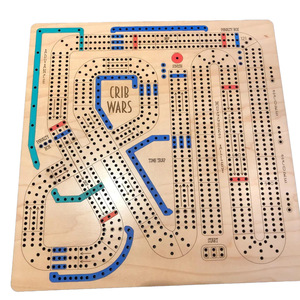 Juego de Mesa de Cribbage de Madera, Juego de Mesa Clásico para la Noche, para Familias, con Compartimento de Almacenamiento Integrado - Product Image 2
