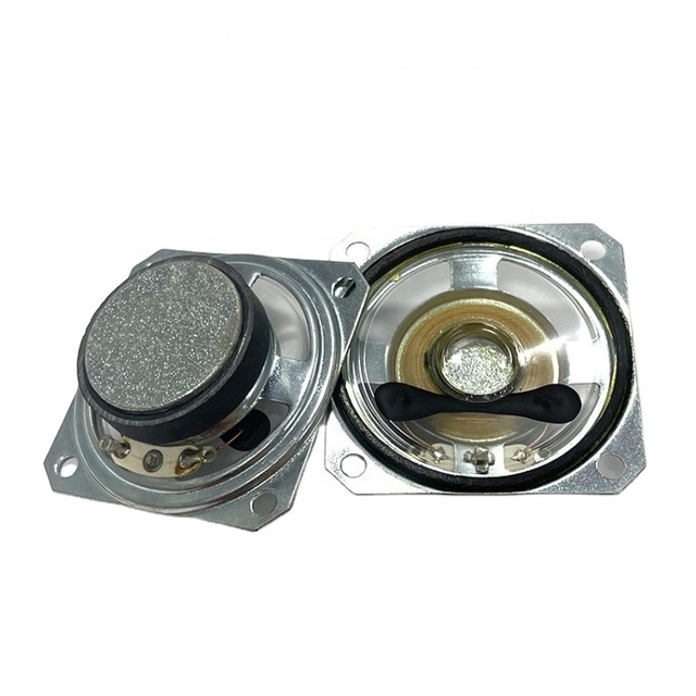 IPX7 Waterproof 50*50 mm Ferrite Transparent Waterproof Mylar Cone Square Speaker for Outdoor Announcement Marine Speaker