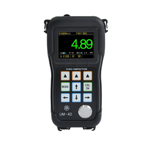 Jauge d'épaisseur numérique à ultrasons UM-4 ABS, haute précision, écran LCD couleur, alimentation par piles, mesure du revêtement pénétrant l'acier - Product Image 5