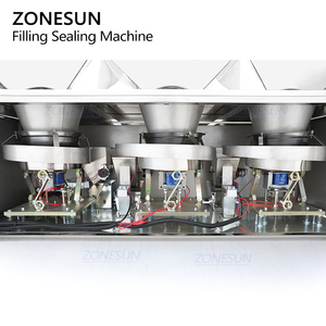 ZONESUN ZS-AFS04C Automatic Quantitative Premade Pouch Tea Candy Chocolate Bean Granule <b>Weighing</b> Filling Sealing Packing <b>Machine</b> - Product Image 4