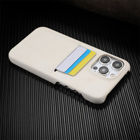 Dompet bisnis mewah penutup telepon kartu kulit dapat dicolokkan casing ponsel kartu untuk iPhone 16 15 14 13 12 Pro Max