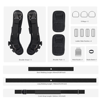 Système de BCD de plongée réglable DIDEEP, sangle en nylon haute résistance de qualité supérieure, équipement de plongée sous-marine