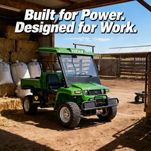 Vehículo Utilitario Eléctrico <span class=keywords><strong>Mini</strong></span> <span class=keywords><strong>Jeep</strong></span> UTV 4x4 para Granja, de Largo Alcance, Nueva Energía, para Trabajos en el Jardín - Product Image 2