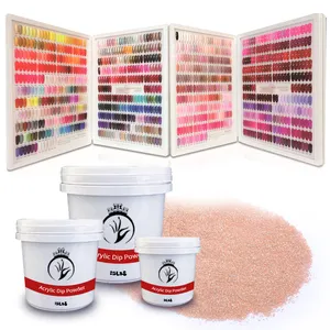 Krom toz renkleri çivi için pidment, pembe renk Glitter tırnak, 2 in 1 akrilik daldırma tozu 2OZ sıvı Dip şartları ile