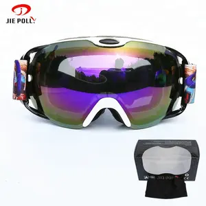 Wholesale fashion skiing googles anti-fog snow glasses frameless custom logo goggles ski small outdoormaster otg ski goggles