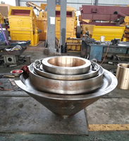 MANTLE GP200 GP300 GP500 Pièces de rechange pour concasseur à cône en acier à haute teneur en manganèse, résistantes à l'usure, pour cuve de concasseur et revêtement de bol, pour carrière de marbre