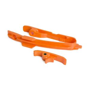 NiceCNC Orange Durable en plastique chaîne curseur garde <span class=keywords><strong>Kit</strong></span> pour KTM 250SX 150SX 2012-2020 450 SX-F 250 SX-F 2011-2020 - Product Image 4
