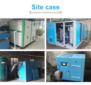 Compresor de aire de tornillo rotativo Industrial de baja presión de 5Bar 6Bar 37kW para industria petroquímica de vidrio de teñido textil - Product Image 5