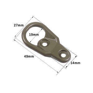 アルミニウム製QDスリングマウント、戦術用<span class=keywords><strong>CQB</strong></span>クイックデタッチアダプター、ロープロファイルパラクリップショルダーストラップスイベル、アウトドアハンティング用 - Product Image 2