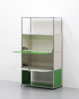 8K Spiegelpolierter Stahlschrank im Vintage-Modernen Stil Multifunktionales Bücherregal mit Schublade Nachhaltig Korrosionsbeständig