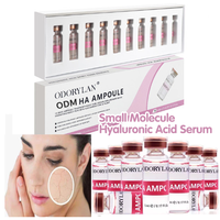 ZS personnalisé petites molécules ampoule d'acide hyaluronique hydratant en profondeur collagène Ha sérum lutte contre les ridules et les rides