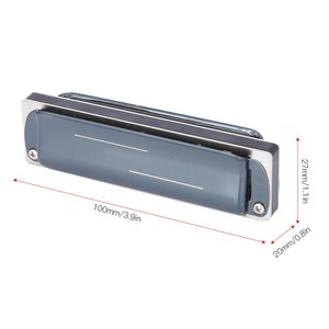 Armónica de 10 agujeros Blues <span class=keywords><strong>E</strong></span> Key Harp Wind Instrumento musical Práctica para principiantes KS 10BHBlack - Product Image 4