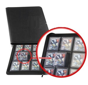 Fundas Protectoras para Tarjetas Coleccionables QY Wholesale, Álbum de 9 Bolsillos para Tarjetas Coleccionables, Carga Lateral para Tarjetas TCG y Deportivas - Product Image 1