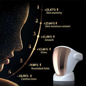 Appareil de luminothérapie LED doré pour le visage et le cou, raffermissant, anti-rides et anti-acné : un nouveau référence - Product Image 5